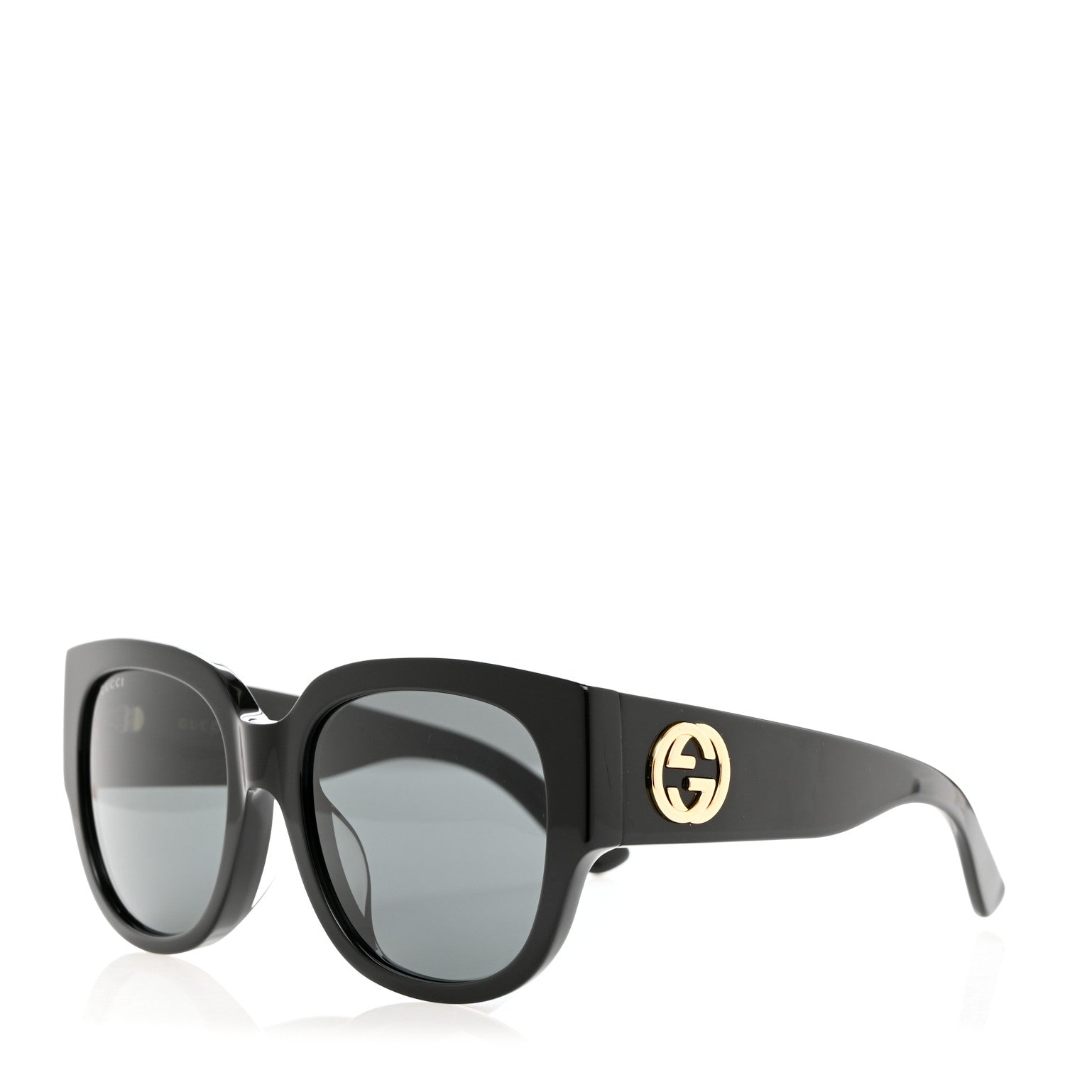 Gucci Acetate Square Frame Sunglasses GG0142SA Black 1 of 7