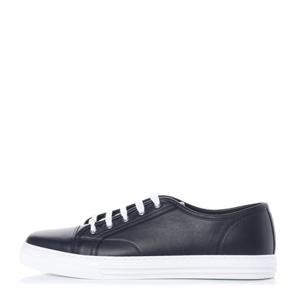 Gucci Calfskin Miro Soft Mens Lace Up Sneakers 10.5 Blue 1 of 8