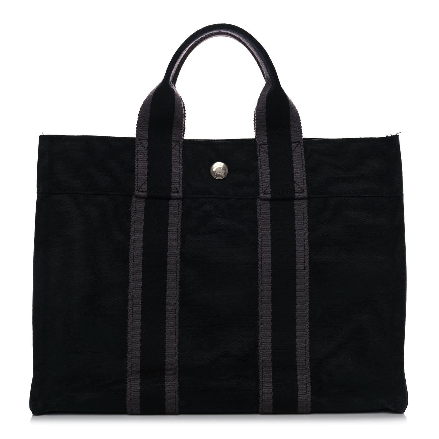 Canvas Herline PM Tote Black