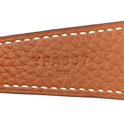 Hermes Taurillon Clemence Lindy 30 Gold 7 of 11