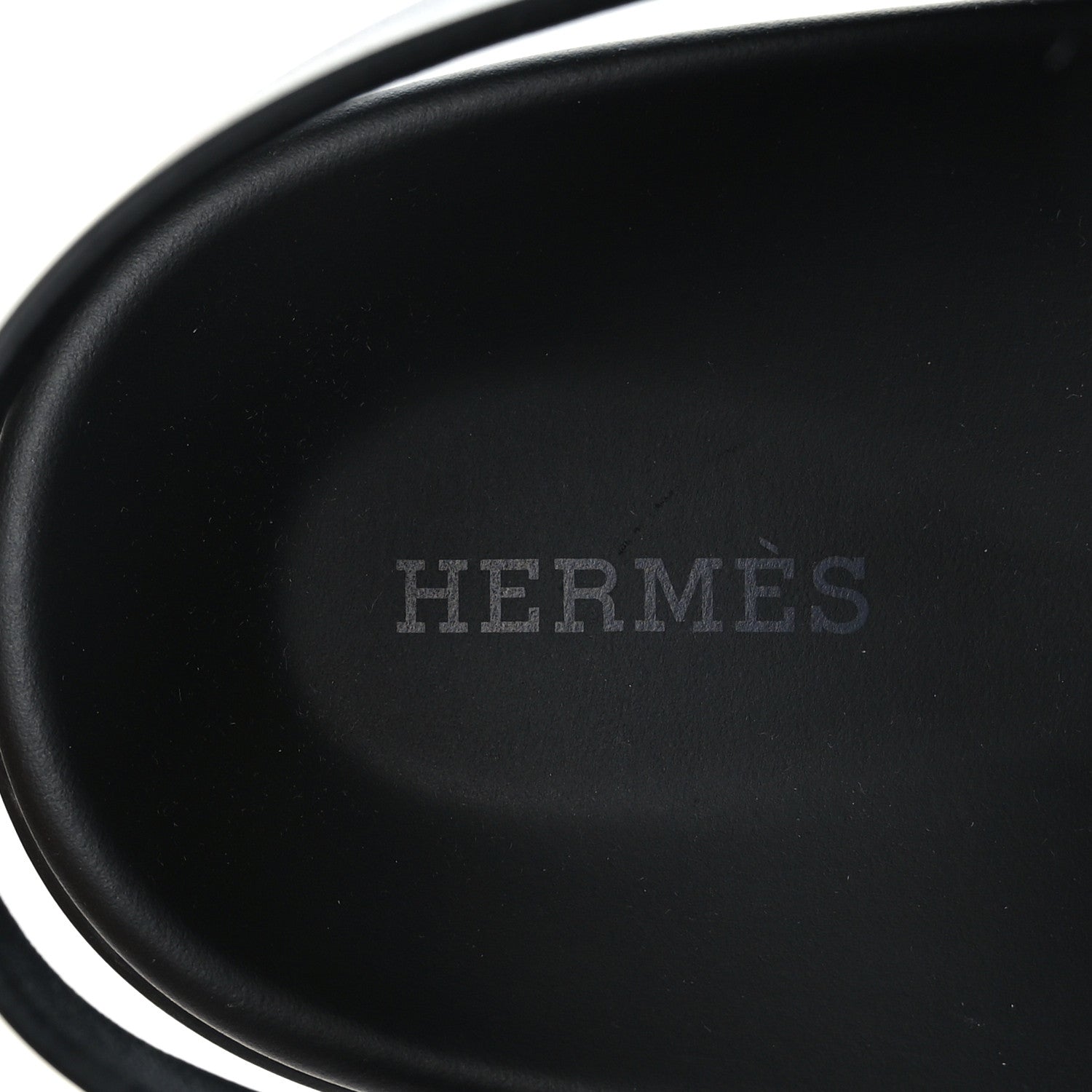 Hermes Calfskin Mens Genius Sandals 43 Black 8 of 9