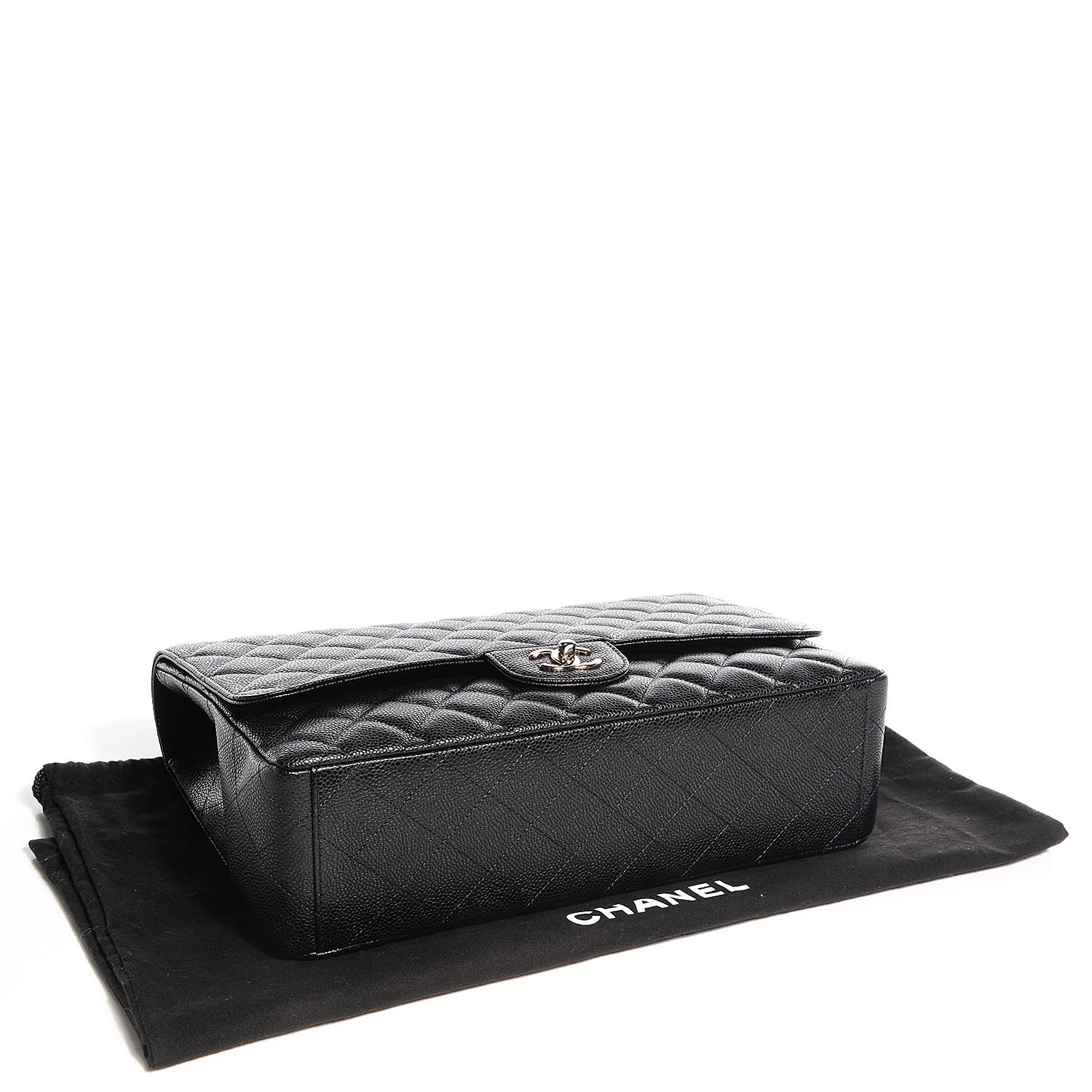 Chanel Caviar Maxi Single Flap Black 4 of 9