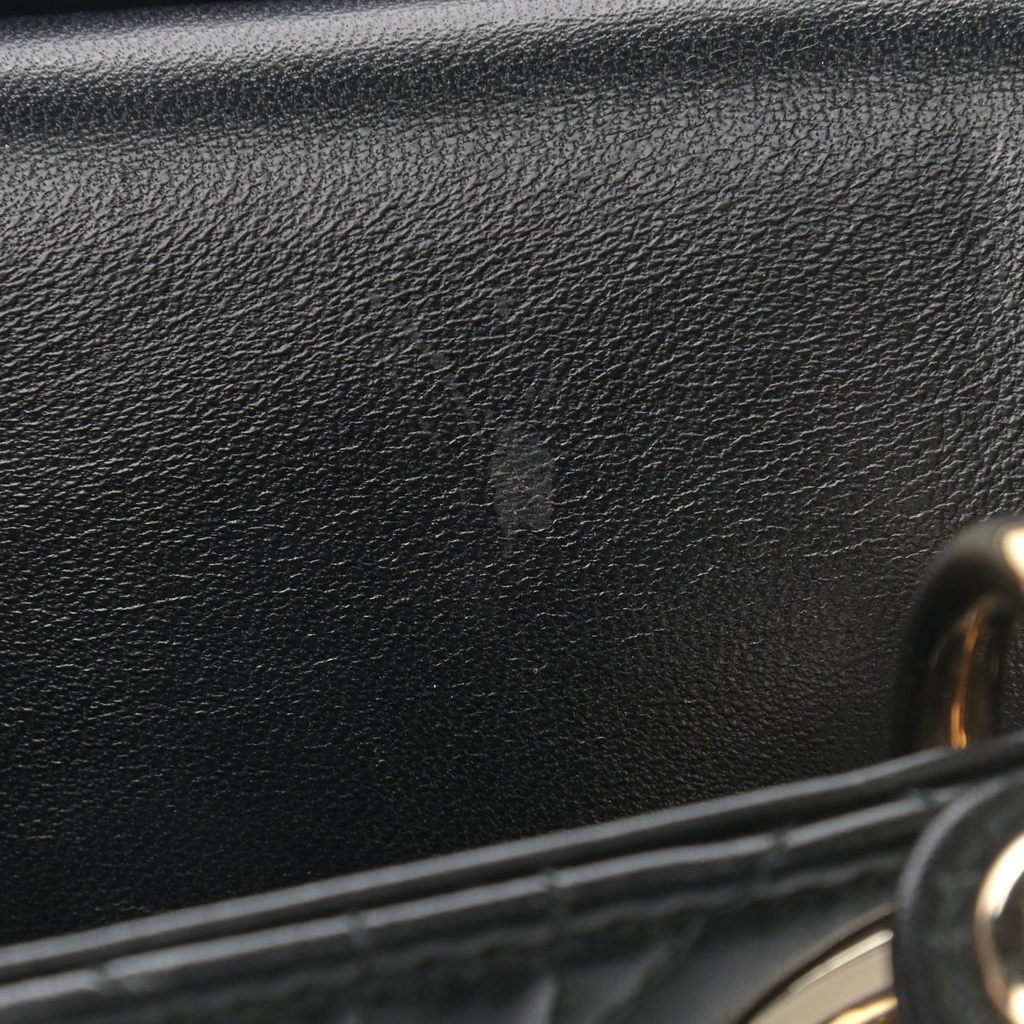 Lambskin Cannage Small Lucky Badges My Lady Dior Black