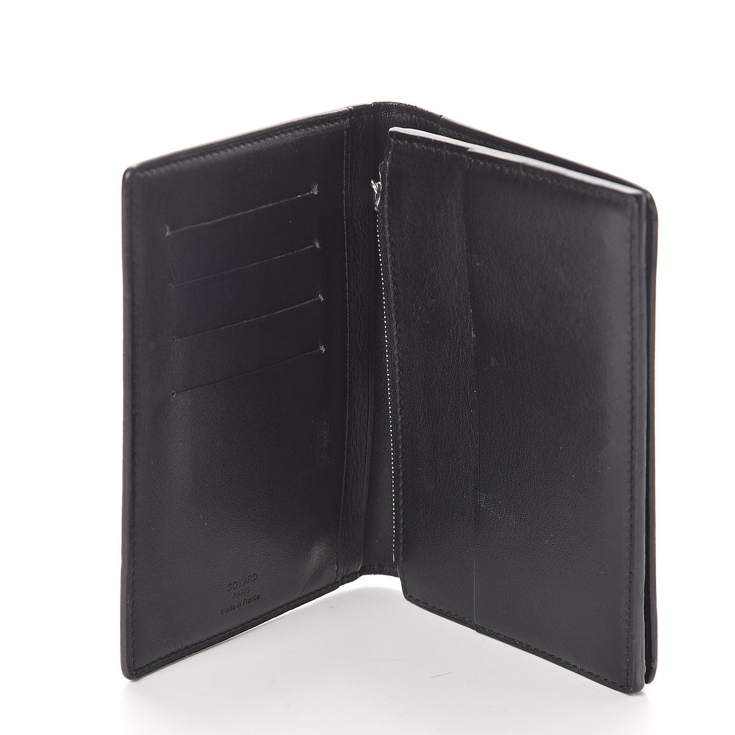 Goyardine Pocket Organizer Wallet Black