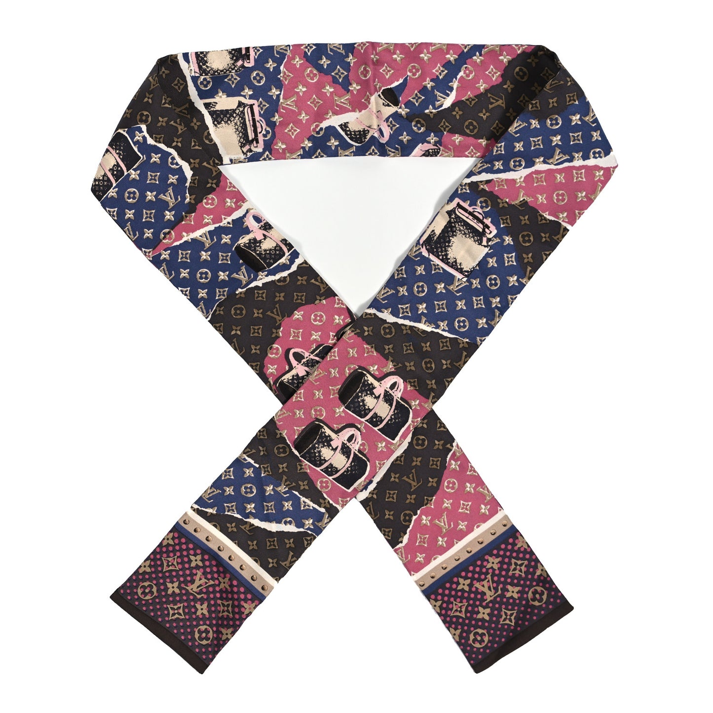Silk Monogram Voyage Bandeau
