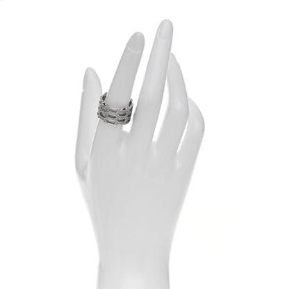 Bulgari 18K White Gold Diamond Serpenti Seduttori Pave Ring 56 7.5 2 of 6