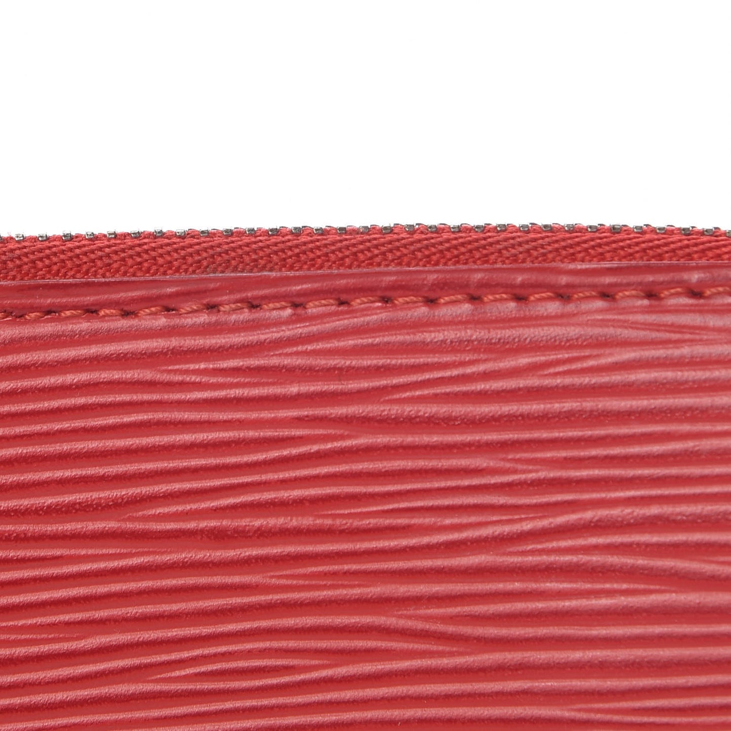 Epi Pochette Accessories 24 Castillan Red