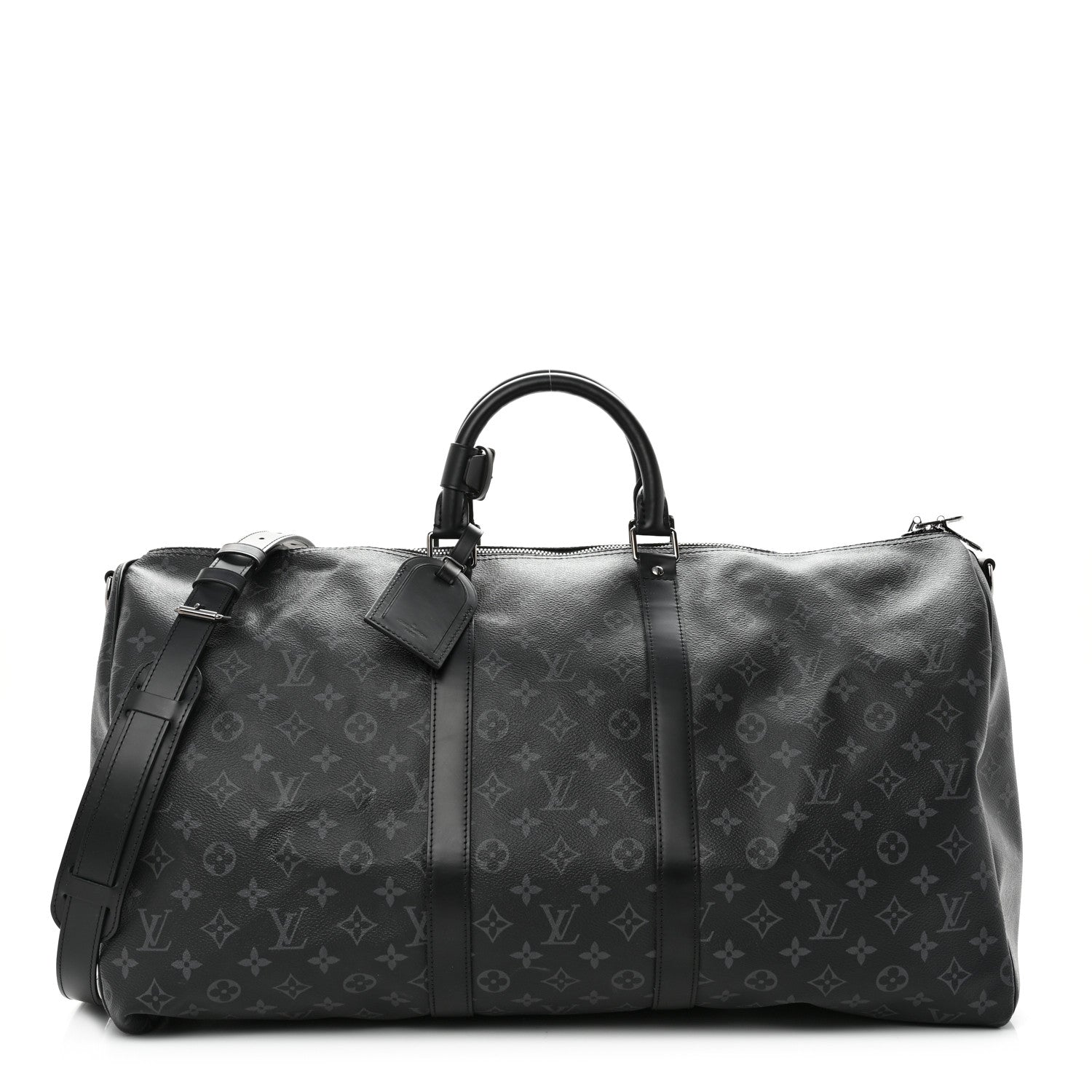 Louis Vuitton Monogram Eclipse Keepall Bandouliere 55 1 of 11