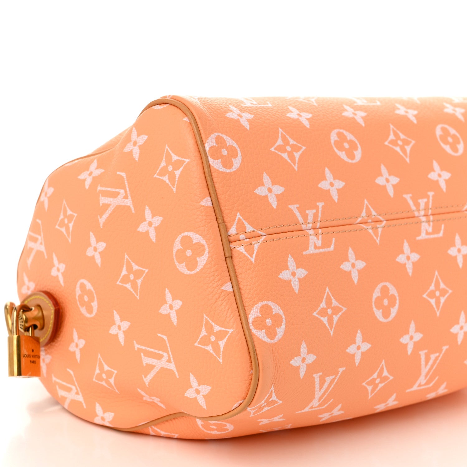 Louis Vuitton Calfskin Monogram Speedy P9 Bandouliere 25 Summer Peach 9 of 11