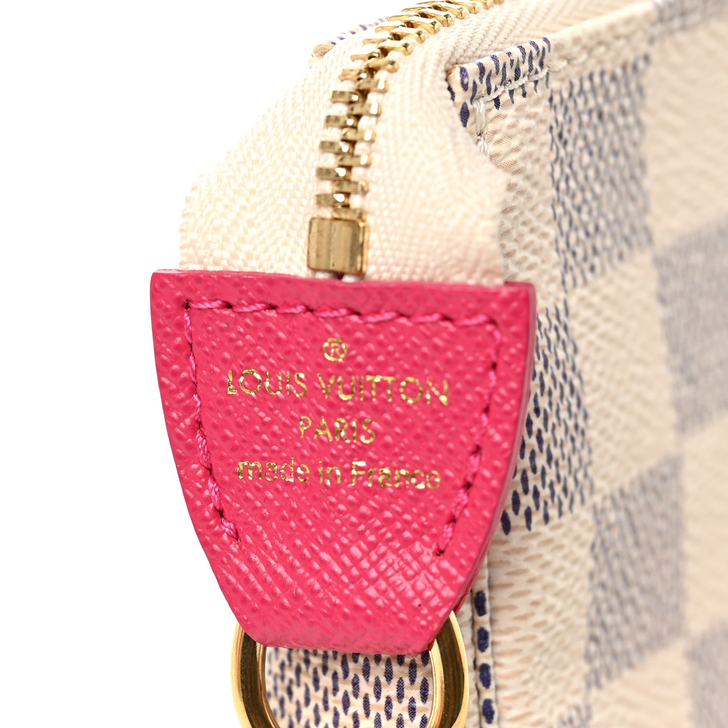 Louis Vuitton Damier Azur 2017 Christmas Animation Mini Pochette Accessories 7 of 7
