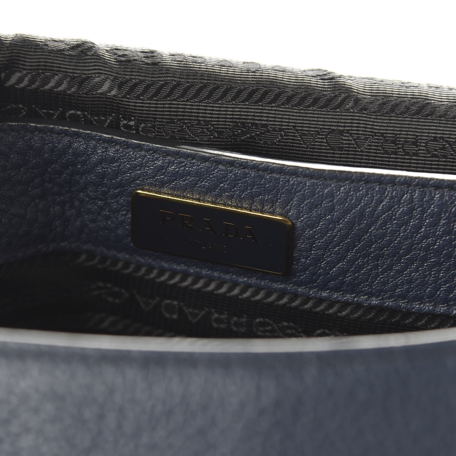 Prada Vitello Daino Logo Messenger Baltico 9 of 10