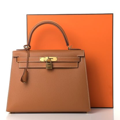 Hermes Epsom Kelly Sellier 28 Gold 11 of 11