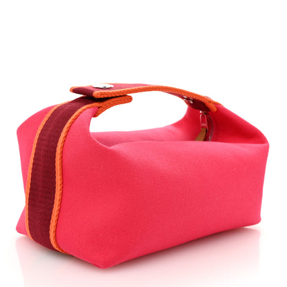 Hermes Canvas Small Bride-A-Brac Pouch Hibiscus 3 of 9