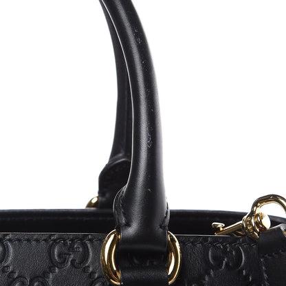 Gucci Soft Guccissima Signature Top Handle Tote Bag Black 11 of 14