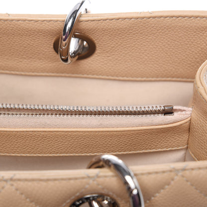 Chanel Caviar Quilted Grand Shopping Tote GST Beige Clair 27 of 28