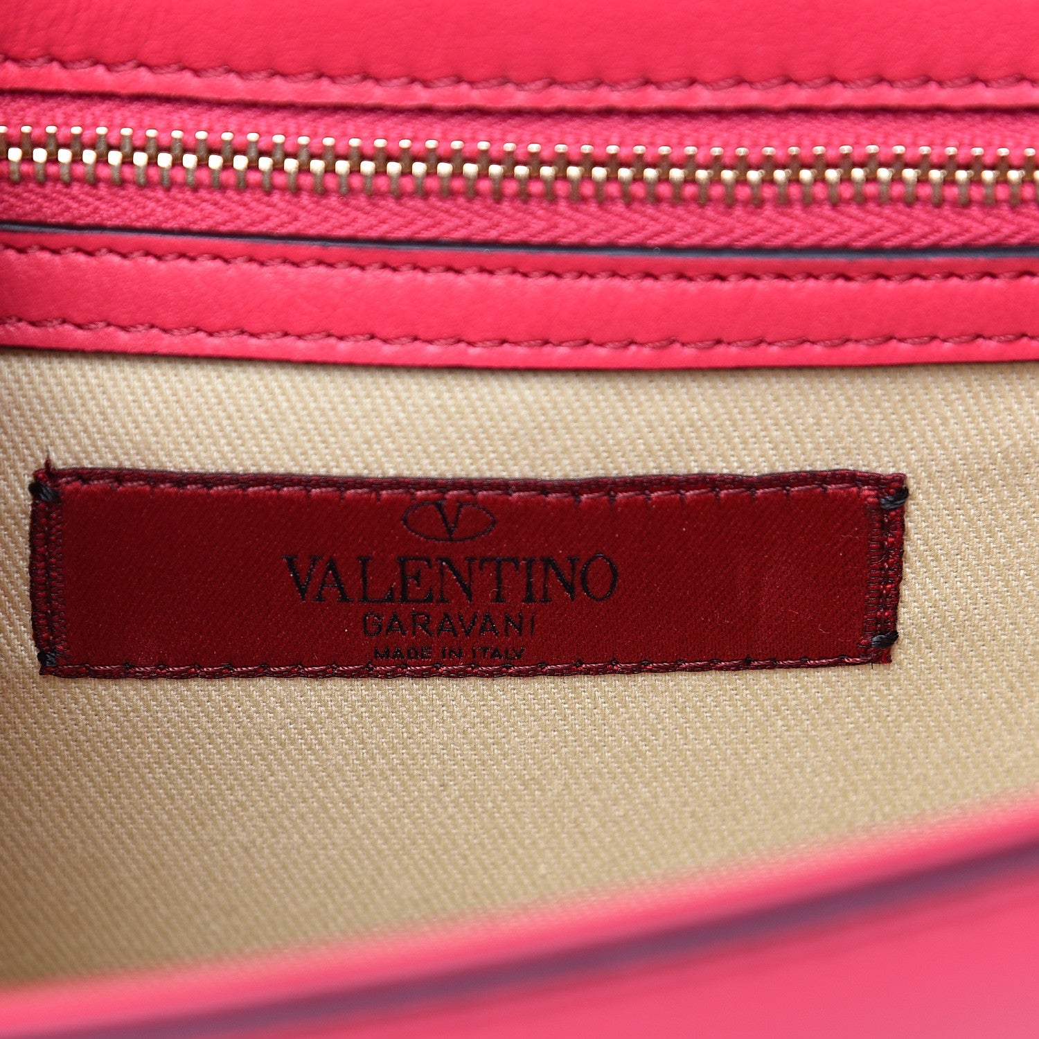 Valentino Garavani Vitello Small Glam Lock Rockstud Flap Pink 5 of 7