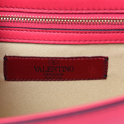 Valentino Garavani Vitello Small Glam Lock Rockstud Flap Pink 5 of 7