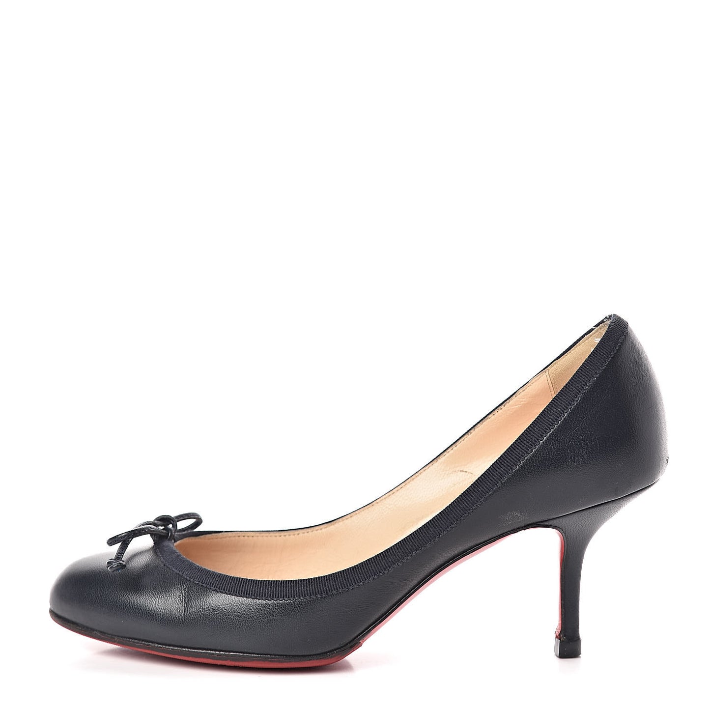 Nappa Grosgrain Netmi 70 Pumps 36.5 Navy