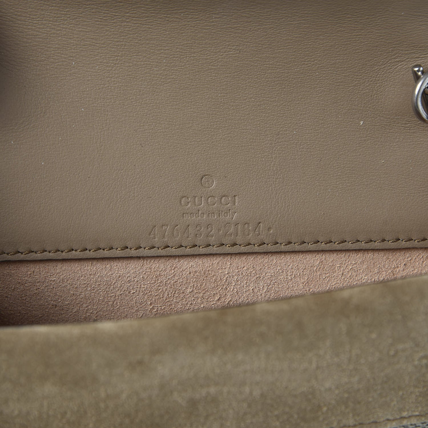 Gucci GG Supreme Monogram Super Mini Dionysus Shoulder Bag Taupe 7 of 9