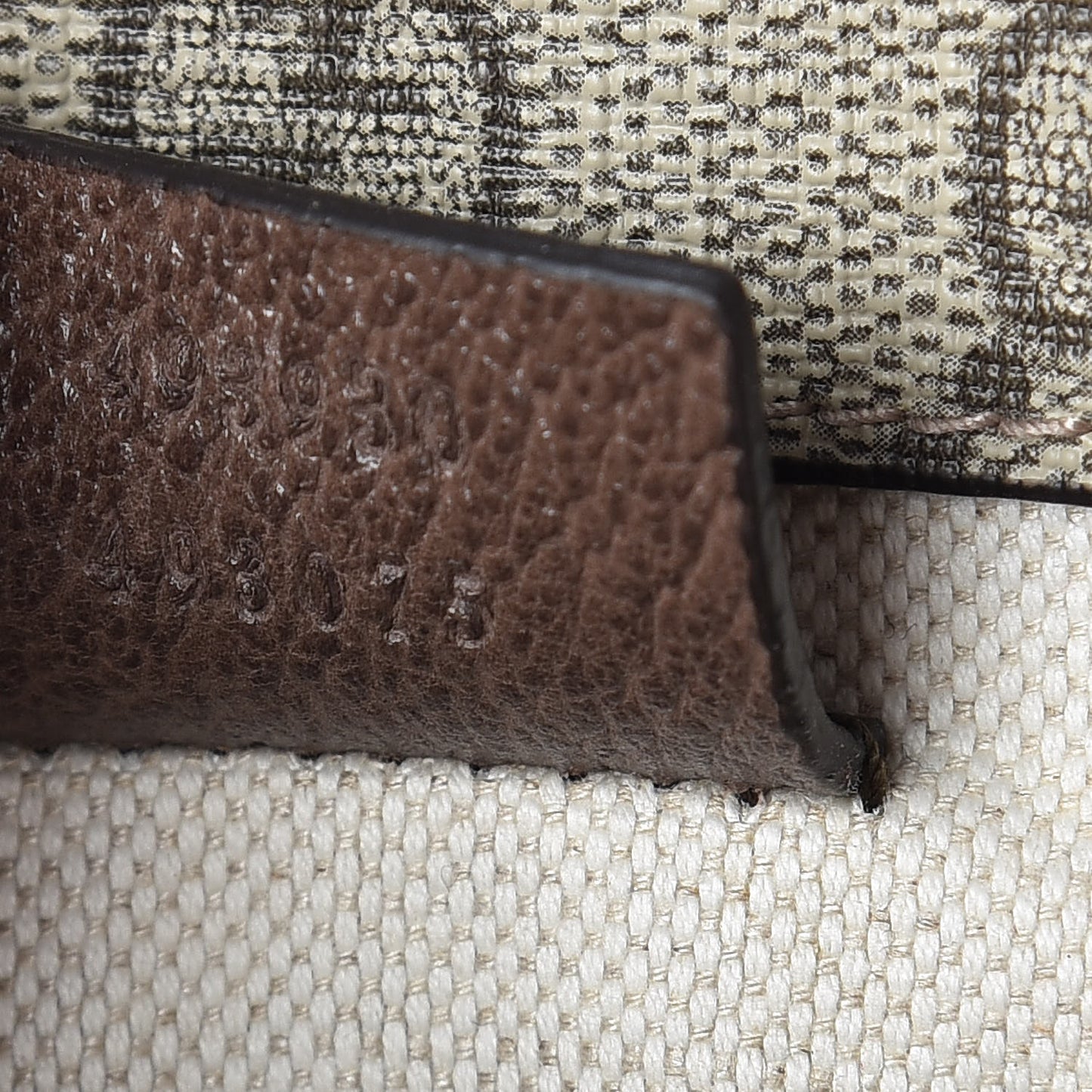 GG Supreme Monogram Neo Vintage Web Belt Bag Brown