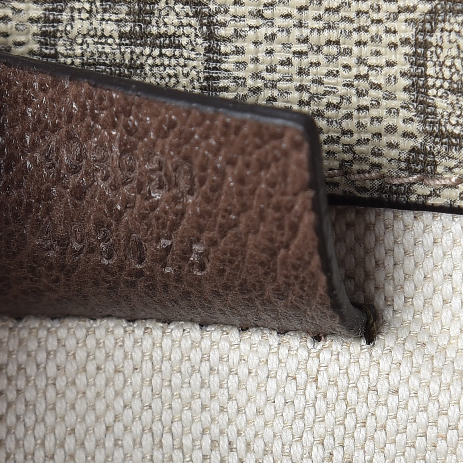 Gucci GG Supreme Monogram Neo Vintage Web Belt Bag Brown 7 of 9