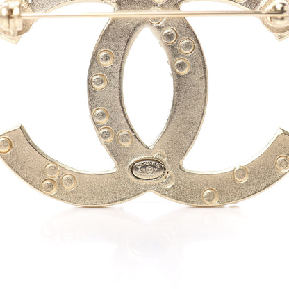 Chanel Pearl CC Brooch Gold 3 of 4