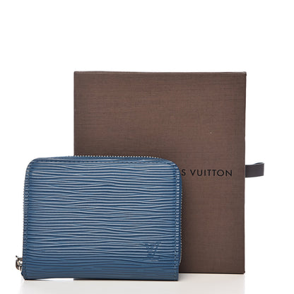 Louis Vuitton Epi Zippy Coin Purse Saphir 7 of 7