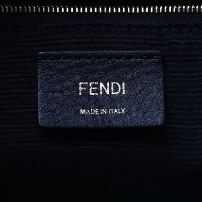 Fendi X JOSHUA VIDES Coated Canvas FF Cloudy Shopping Tote White Celeste Black 6 of 10