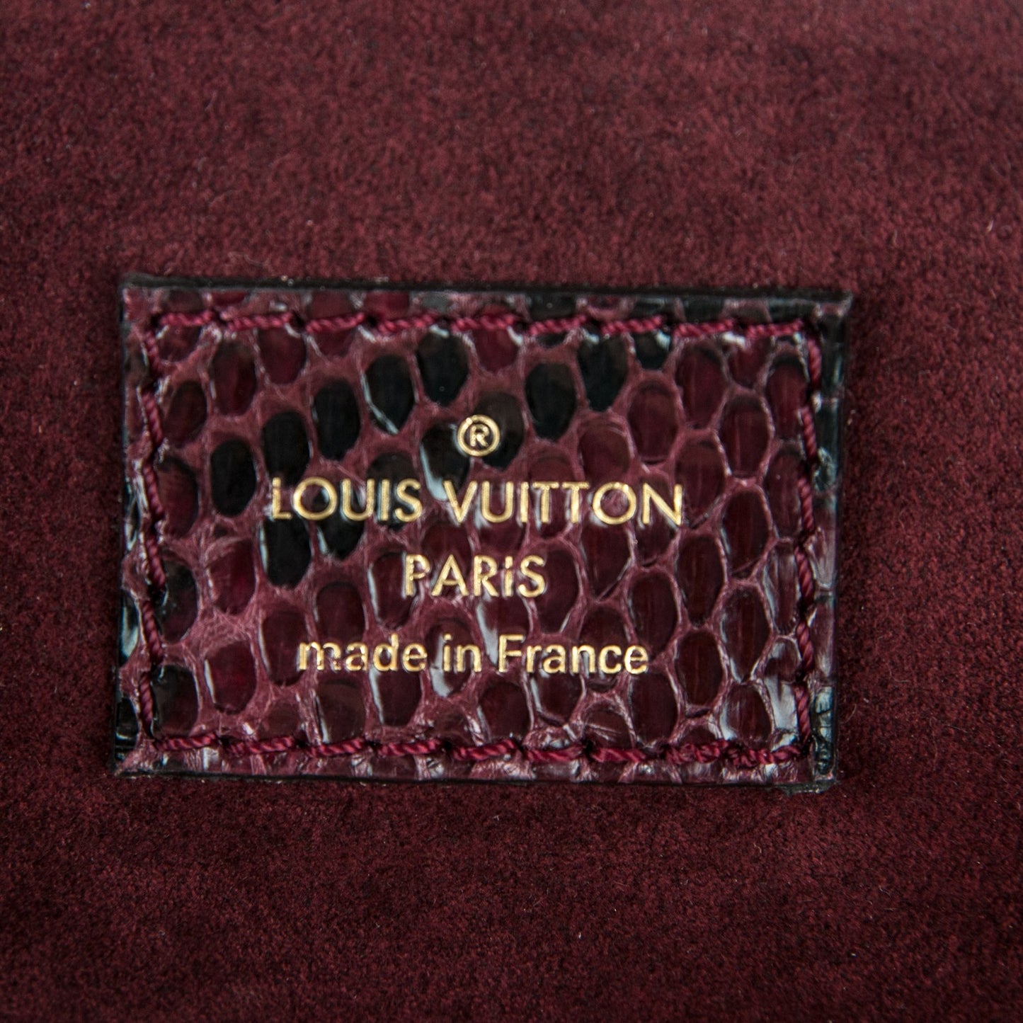 Python Monogram Pallas Bordeaux
