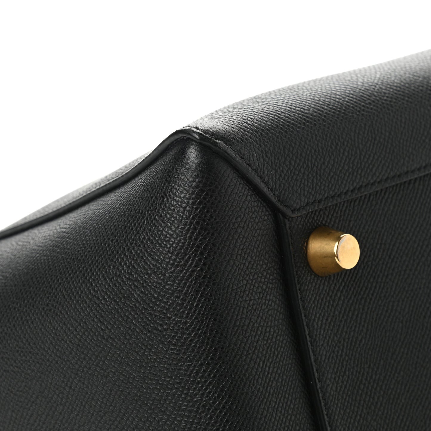 Grained Calfskin Mini Belt Bag Black