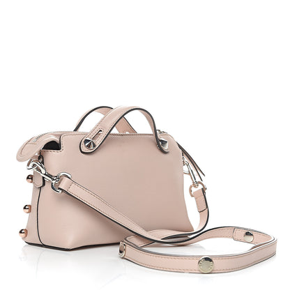 Fendi Vitello Dolce Pearl Mini By The Way Boston Bag Soap 3 of 11