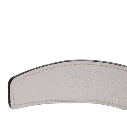Hermes Swift Epsom Reversible 32mm Quizz H Belt Bleu Hydra and White 100 4 of 6