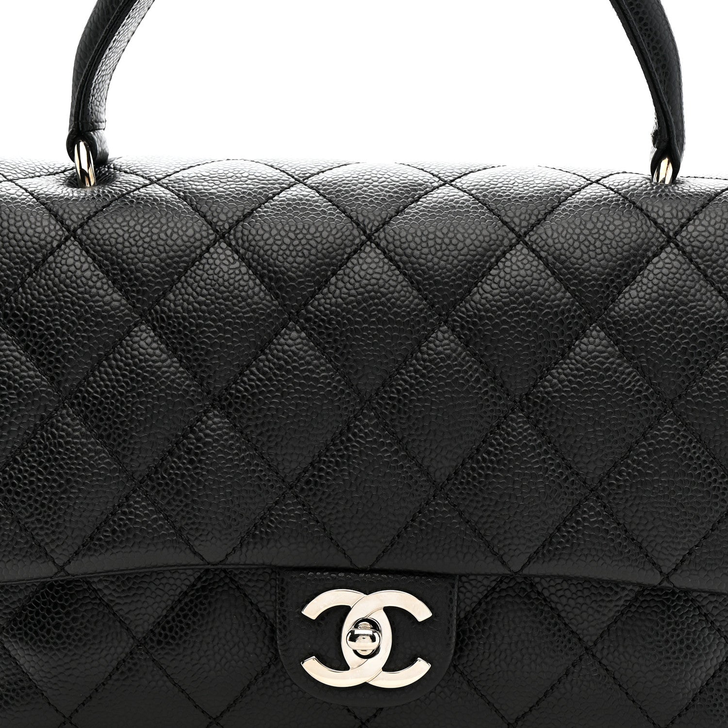 Chanel Caviar Quilted Medium Kelly Flap Bag Black 8 of 11
