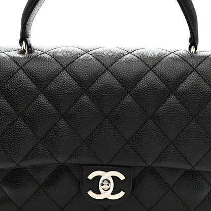 Chanel Caviar Quilted Medium Kelly Flap Bag Black 8 of 11