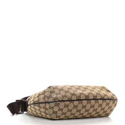Gucci Monogram Medium Half Moon Hobo Dark Brown 4 of 10