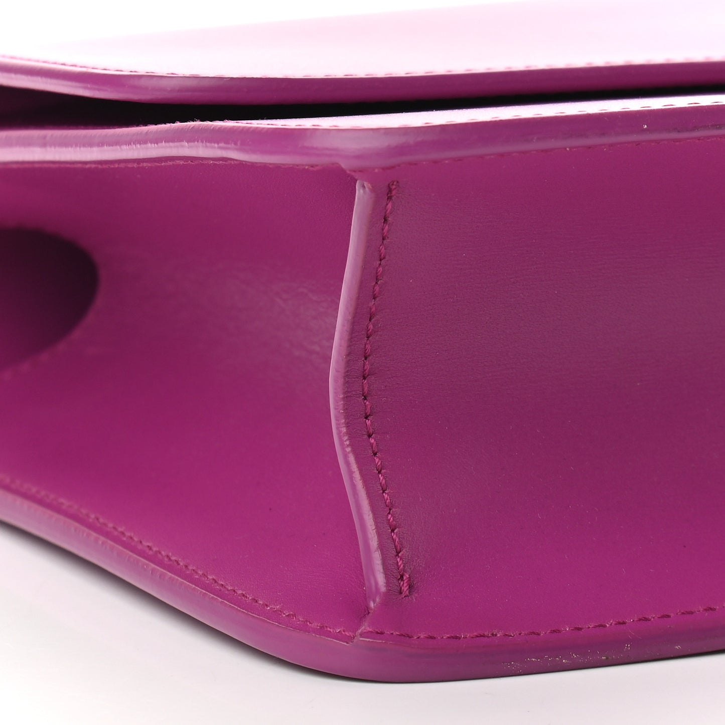 Smooth Calfskin Le Carre Shoulder Bag Pink