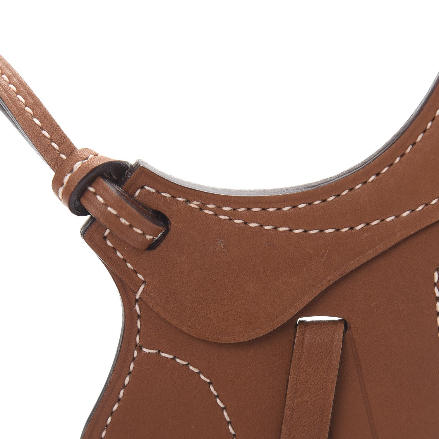 Hermes Natural Barenia Paddock Selle Horse Saddle Bag Charm 4 of 4