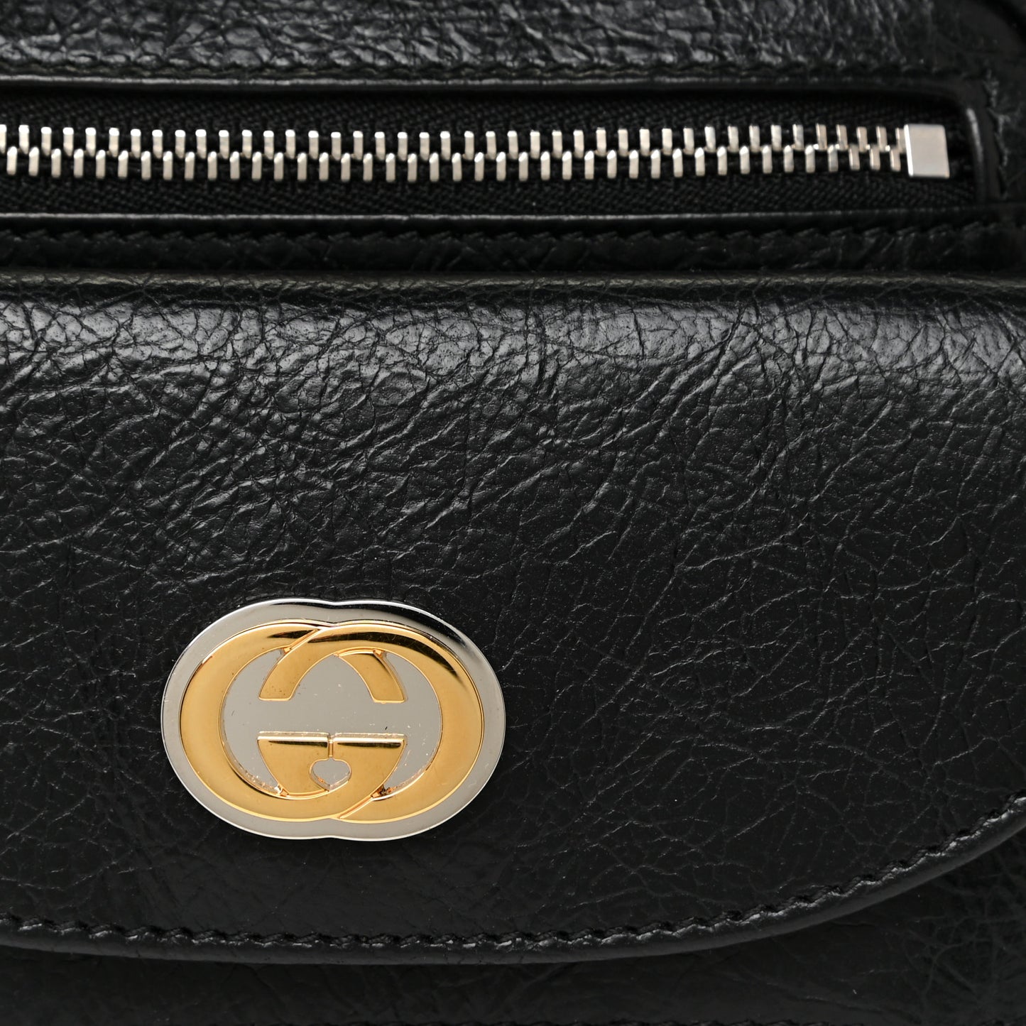 Fluffy Calfskin Mini Morpheus Belt Bag 90 36 Black