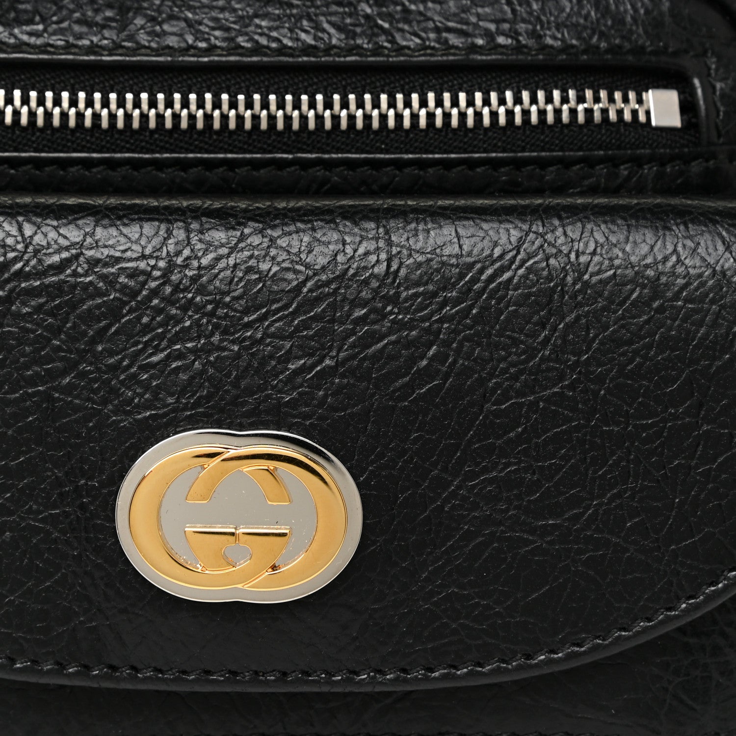 Gucci Fluffy Calfskin Mini Morpheus Belt Bag 90 36 Black 8 of 11