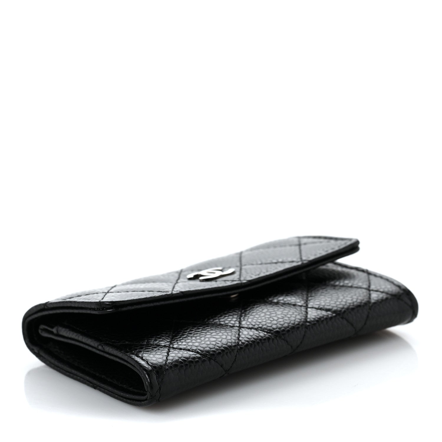 Chanel Caviar Quilted Flap Card Holder Black 4 of 7