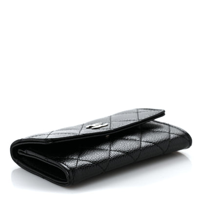 Chanel Caviar Quilted Flap Card Holder Black 4 of 7