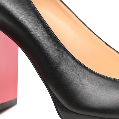 Christian Louboutin Nappa Kabetts 100 Pumps 38 Black Lucido 9 of 11