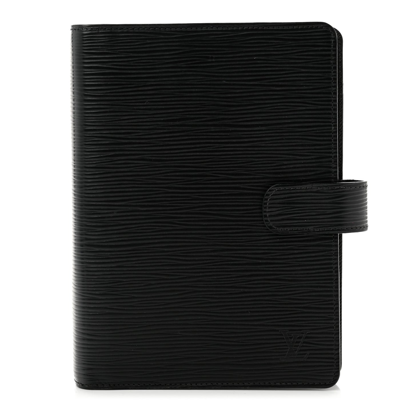 Epi Medium Ring Agenda Cover Black