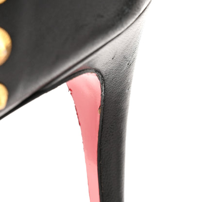 Christian Louboutin Shiny Nappa Irishell 100 Pumps 40 Black Gold 19 of 30