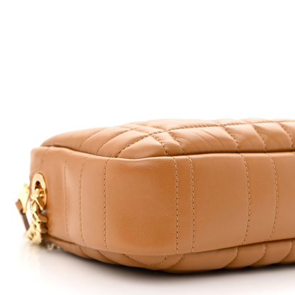 Burberry Lambskin Quilted Small Lola Camera Bag Maple Brown 9 of 11