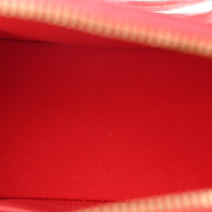 Louis Vuitton Vernis Alma BB Cherry 5 of 11