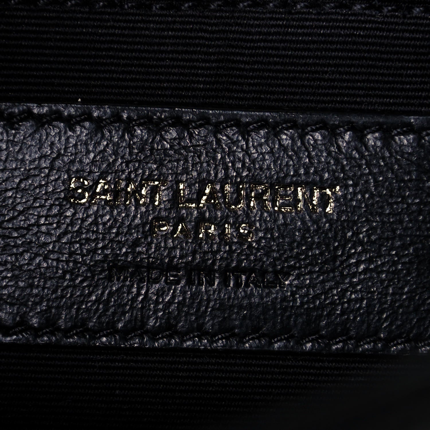 Saint Laurent Crinkled Calfskin Matelasse Monogram Medium Niki Chain Satchel Black 6 of 10