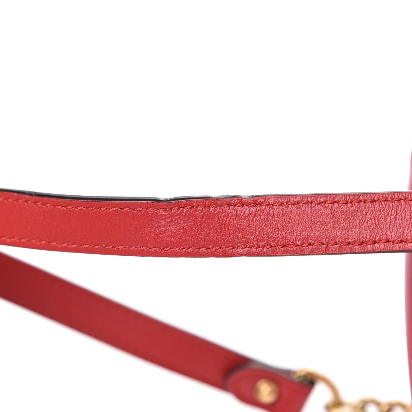 Calfskin Matelasse Small GG Marmont Shoulder Bag Hibiscus Red