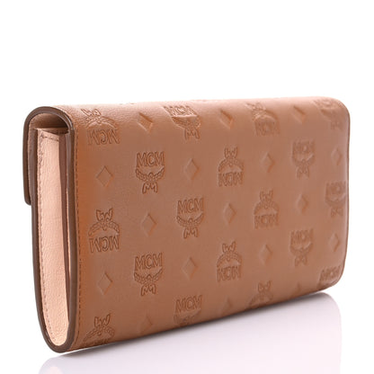 MCM Calfskin Ottomar Large Patricia Wallet On Chain Cognac 3 of 8