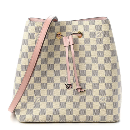 Louis Vuitton Damier Azur Neonoe MM Eau De Rose 1 of 12